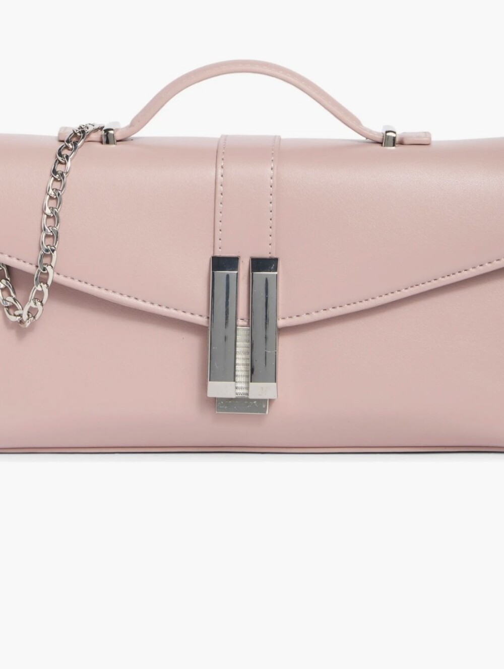 BCBG Blush Pink Leather Top-Handle Crossbody Bag/ BNWT